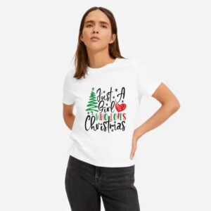 Just a girl who loves Christmas majica
