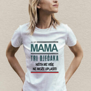 mama tri dječaka majica