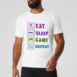 Eat Sleep Game Repeat majica